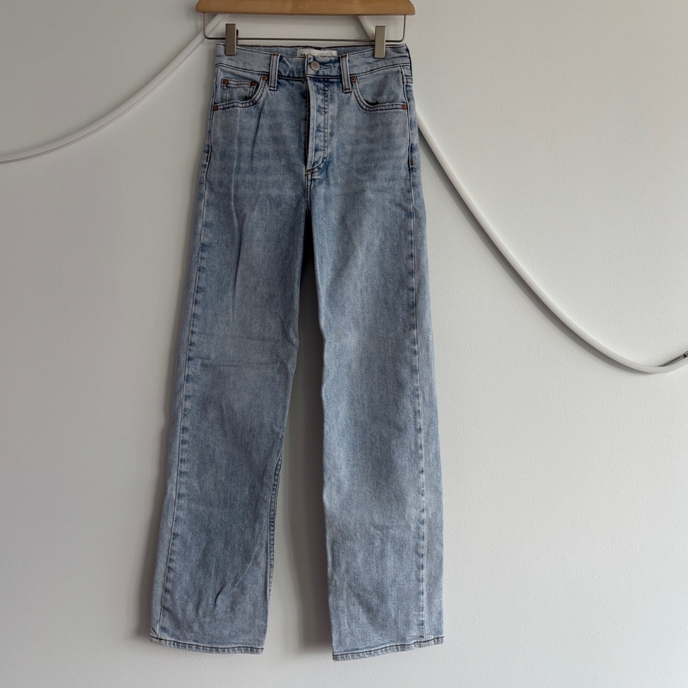 Aritzia Denim Forum The Arlo Straight Jeans Long